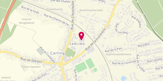 Plan de Association Gestion Résidence du Parc de Carling, 4 Rue Puits Max, 57490 Carling