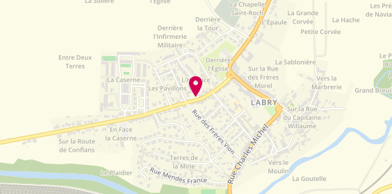 Plan de Maison de Retraite J.F Fidry, 26 Rue Roland Daret, 54800 Labry