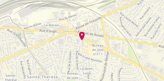 Plan de EHPAD Résidence la Demi Lune, 10 avenue de Paris, 14000 Caen