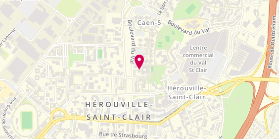 Plan de Residence du Val, 505 Boulevard du Val, 14200 Hérouville-Saint-Clair