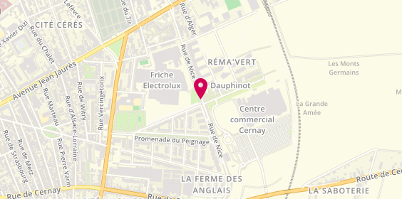 Plan de EHPAD Les Parentèles de Reims, 30 Rue Nice, 51100 Reims