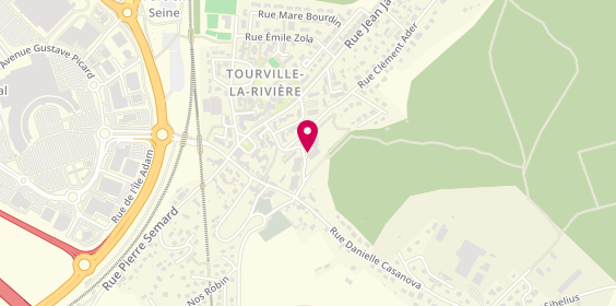Plan de EHPAD Les Jonquilles, 2 Rue Jean Moulin, 76410 Tourville-la-Rivière