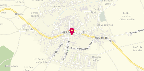 Plan de Maison de Retraite d'Hermonville, 2 Place Mairie, 51220 Hermonville