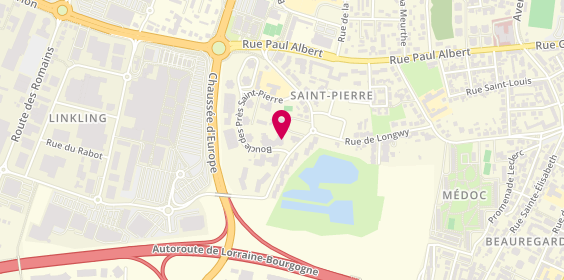 Plan de Théras Santé Ssiad, 20 Bcle des Prés de Saint-Pierre, 57100 Thionville