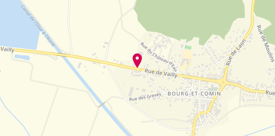 Plan de Residence Les Boutons d'Or, 41 Rue de Vailly, 02160 Bourg-et-Comin