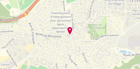 Plan de Usld Arcadie Boucicault Chu Rouen, 1 Rue Boucicaut, 76130 Mont-Saint-Aignan