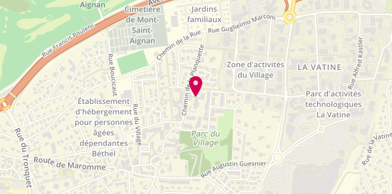 Plan de Les Iliades Gestion SAS, 24 chemin de la Planquette, 76130 Mont-Saint-Aignan