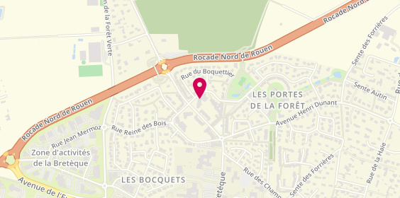 Plan de EHPAD la Boiseraie, 763 Rue du Tourne Midi, 76230 Bois-Guillaume
