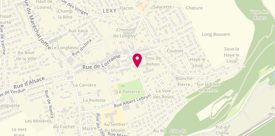 Plan de La Maison des Mirabelliers, 4 Rue Commandant Spicq, 54720 Lexy