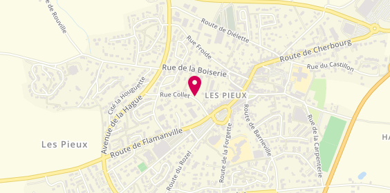 Plan de Residence Autonomie la Boiserie, 6 Rue Collet, 50340 Les Pieux
