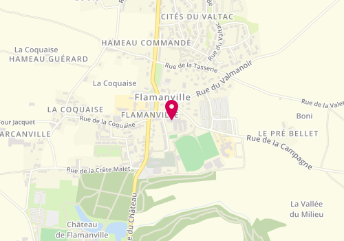 Plan de Résidence Senior l'Aubade, 2 Rue du Valmanoir, 50340 Flamanville