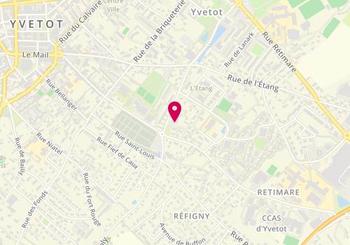 Plan de Residence Jacques Lefebvre, 6 Rue d'Arques, 76190 Yvetot