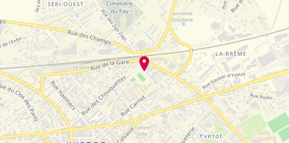 Plan de Fondation Partage et Vie - EHPAD Les Dames Blanches - Yvetot, 6 Rue du Champ de Mars, 76190 Yvetot