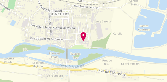 Plan de Ehpad St Benoit, 2 Rue du Commandant Bourges, 08350 Donchery