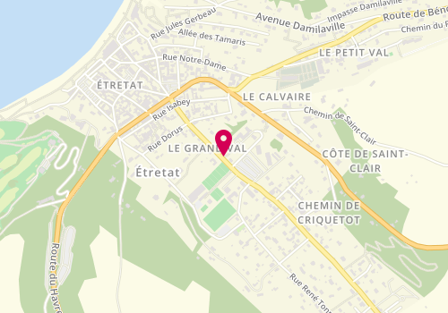 Plan de Residence Germaine Coty, 21 Rue Guy de Maupassant, 76790 Étretat