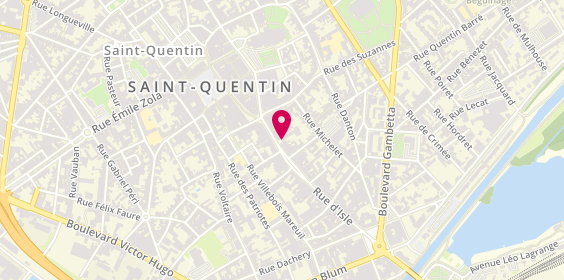 Plan de Maison de retraite Tiers Temps Saint-Quentin, 27 Rue d'Isle, 02100 Saint-Quentin