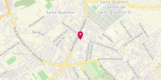 Plan de Association Temps de Vie EHPAD, Résidence Les 3 Chênes 12 Rue Camille Desmoulins, 02100 Saint-Quentin