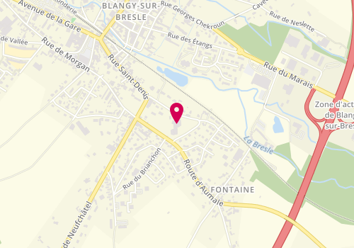 Plan de Résidence Massé de Cormeille - EHPAD de Blangy Sur Bresle, 8 Rue du Petit Fontaine, 76340 Blangy-sur-Bresle