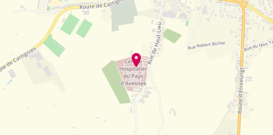 Plan de Maison de Retraite Ehpad, 46 Route d'Haut Lieu, 59440 Avesnes-sur-Helpe