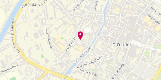 Plan de Fondation Partage et Vie - Résidence autonomie la Fonderie - Douai, 67 A Rue de la Fonderie, 59500 Douai