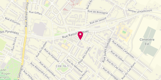 Plan de Ehpad Édith Piaf, 69 Rue Abraham Lincoln, 62700 Bruay-la-Buissière