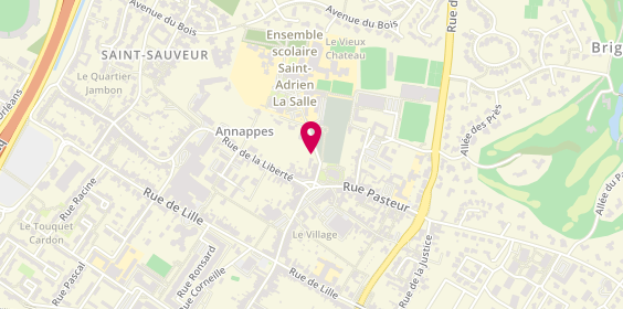 Plan de Maison Saint Jean, 15 Rue Jean Baptiste de la Salle, 59650 Villeneuve-d'Ascq