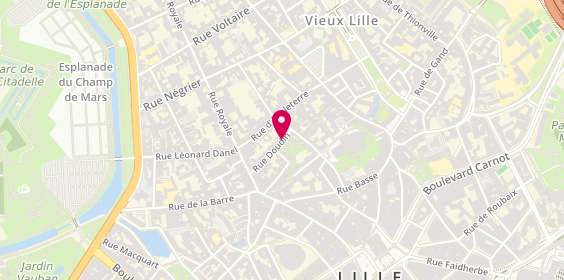 Plan de Les Jardins de la Treille, 32 Rue Doudin, 59800 Lille