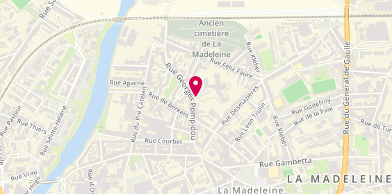 Plan de Petites Soeurs des Pauvres (Association), 188 Rue du Président Georges Pompidou, 59110 La Madeleine
