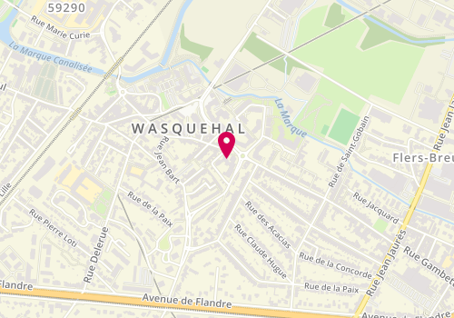 Plan de Residence Autonomie Quietude, 1 Rue Ambroise Croizat, 59290 Wasquehal