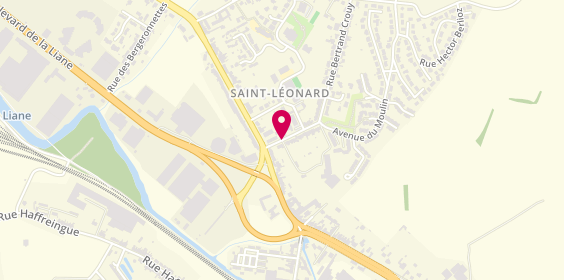 Plan de Ass Resid Georges Honore, 4 Rue Bertrand Crouy, 62360 Saint-Léonard