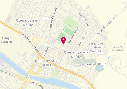 Plan de Maison de Retraite, 55 Rue Saint-Vincent, 59890 Quesnoy-sur-Deûle