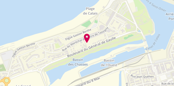 Plan de Résidence Front de Mer, 399 Rue du Maréchal de Lattre de Tassigny, 62100 Calais