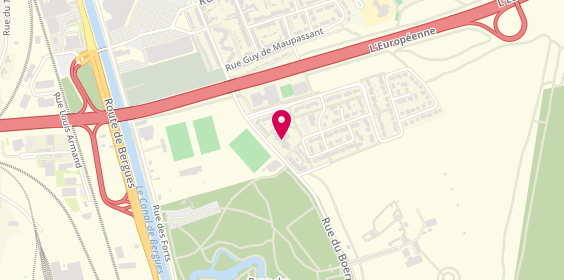 Plan de Ehpad Résidence Yvon Duval, 139 Rue du Boernhol, 59210 Coudekerque-Branche